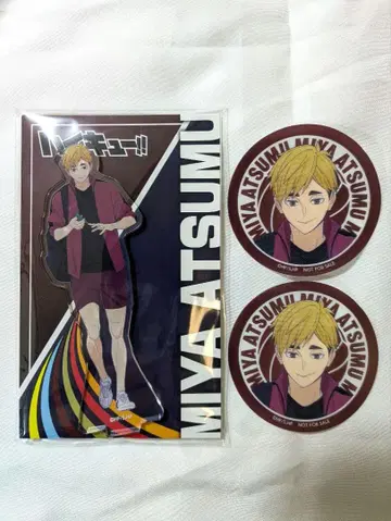 하이큐!! 코코카라 파인 마츠키요 미야 아츠무 아크릴 스탠드 스티커