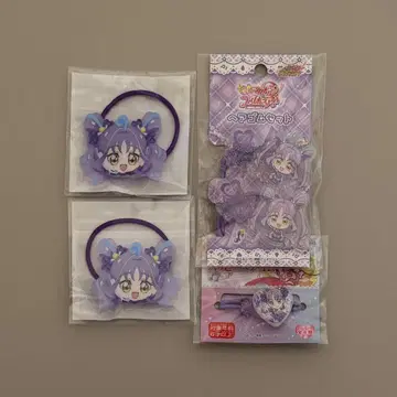 큐어큥큥 머리끈 4개 세트 너와 아이돌 프리큐어