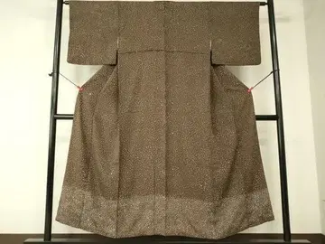 기모노 색이 머무는 호몬기 노을 문양 순수 실크 일품