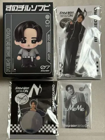 SnowMan 메구로 렌 ON 굿즈 4종