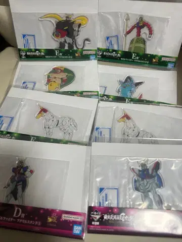 미개봉 새상품 제일복권 G건담 D상 2개 E상 6개 합계 8개 세트