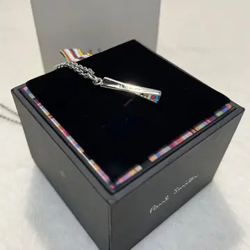 컨디션 최상 폴스미스 목걸이 멀티 에포 트위스트 각인 로고