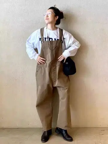 journal standard luxe 빈티지 헤링본 오버롤