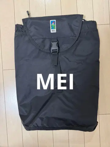 MEI 블랙 백팩 백팩