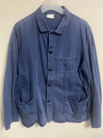 60s~70s 프렌치 워크 자켓 헤링본 빈티지