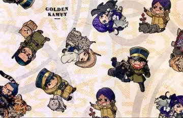 SD 캐릭터 담요 골든 카무이