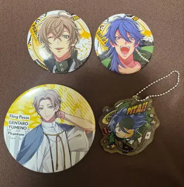 히프노시스 마이크 유메노 겐타로 아리스가와 다이토 캔뱃지 아크릴 키링