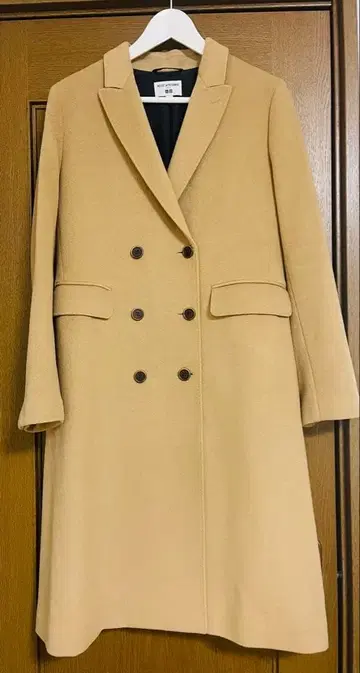 유니클로 INES DE LA FRESSANGE 베이지 롱 코트 L