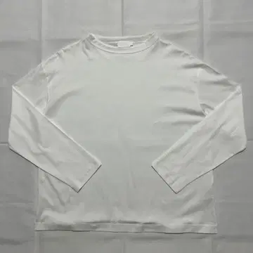 컨디션 최상 handvaerk 핸드바크 긴팔 크루넥 화이트 무지 S