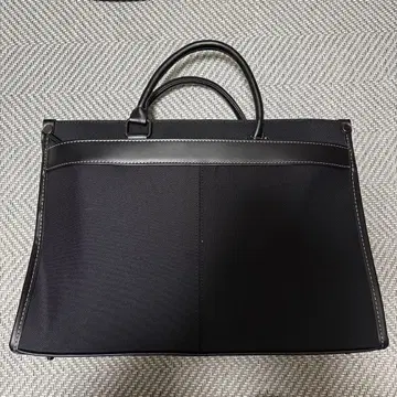 블랙 비즈니스 백 나일론/가죽