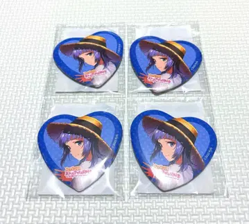 러브 라이브 니지가사키 학원 제비뽑기당 하트 캔뱃지 아사카 카린 민낯