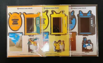 포켓몬 센터 A상 아크릴 스탠드 피카츄 리자몽 루카리오
