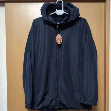 [ 택 포함 새상품 ] 따뜻한 샤기 안감 나일론 자켓 3L 네이비
