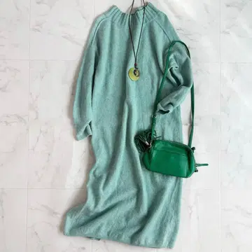 SHIPS 쉽스 캐시미어 혼방 울 롱 니트 원피스 루즈핏