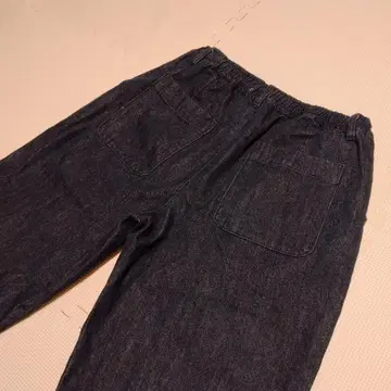 SHIPS 이지 팬츠 와이드 팬츠 데님 청바지 쉽스 다크 네이비 M