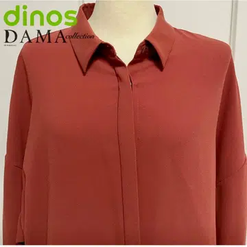 dinos DAMA 테라코타 긴팔 셔츠