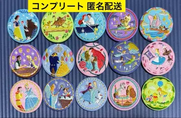 디즈니 자수 캔뱃지 전 15종 컴플리트
