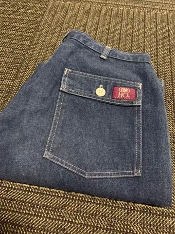 GUNG HO 건호 인디고 데님 워크 팬츠 USA제