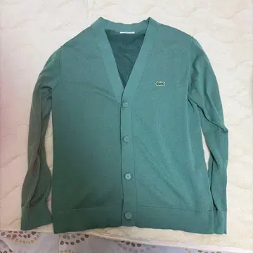 라코스테 가디건 사이즈 M 그린