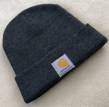 USA제 구제 의류 칼하트 니트 모자 비니 그레이 90s 00s 그레이