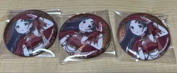 [학마스] 아니카페 글리터 캔뱃지 아라비안 ver 쿠라모토 치나