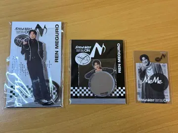 Snow Man Dome Tour ON 굿즈 3세트 메구로 렌