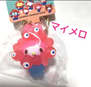 먀쿠먀쿠 산리오 키링 클리어 컬러 마이멜로디 마이멜로 만박