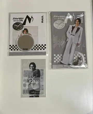 Snow Man 아크릴 스탠드 클리어 스티커 미러 스티커 라울