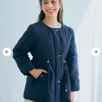 cohina 코히나 드로스트 미들 다운 자켓 블랙