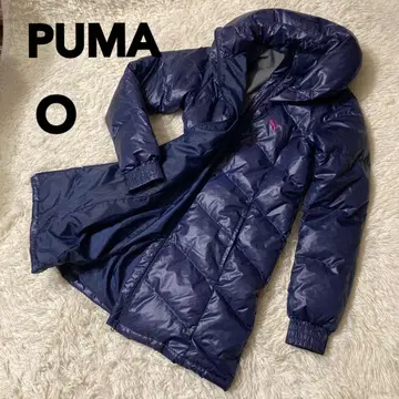 PUMA 네이비 다운 롱 코트 빅 사이즈 O