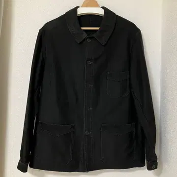 ~40s 블랙 몰스킨 자켓