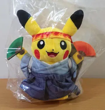 포켓몬 센터 한정판 응원 피카츄 봉제 인형
