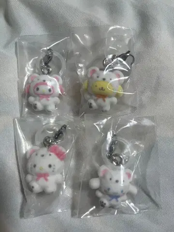 산리오 포근포근 스노우 표식 액세서리 4개 세트