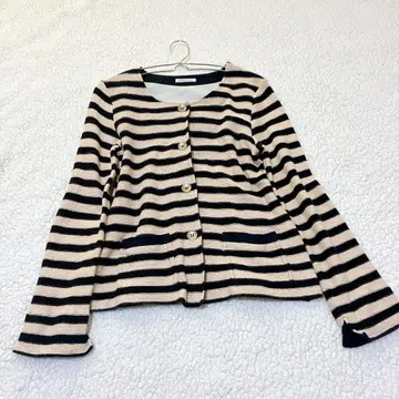 [ SIMPLE LIFE ] 니트 자켓 (L) 보더 고급 가디건