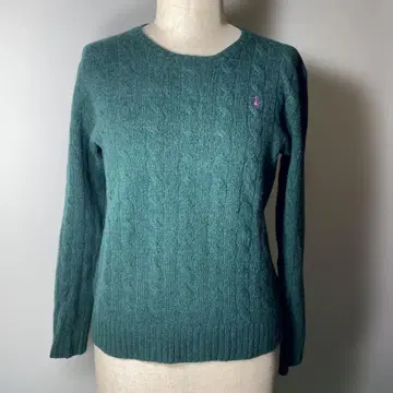 랄프 로렌 케이블 니트 스웨터