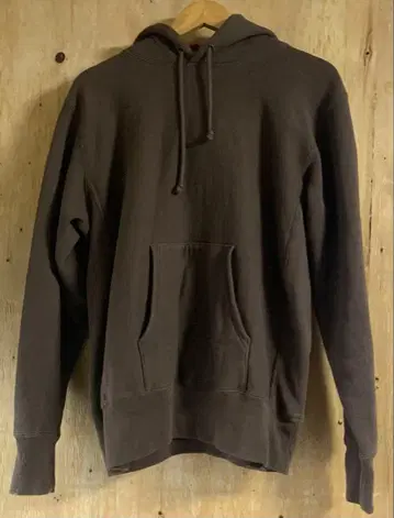 Champion Reverse Weave 후드티 XL 브라운