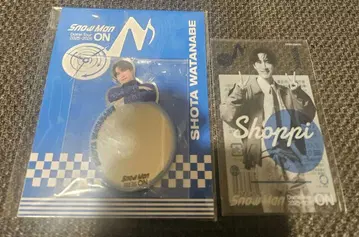 SnowMan 와타나베 쇼타 ON 클리어 스티커 거울 스티커 세트