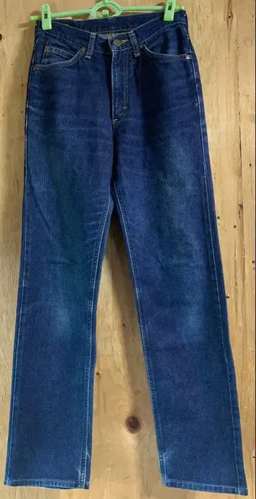 Lee 스트레이트 데님 다크 블루