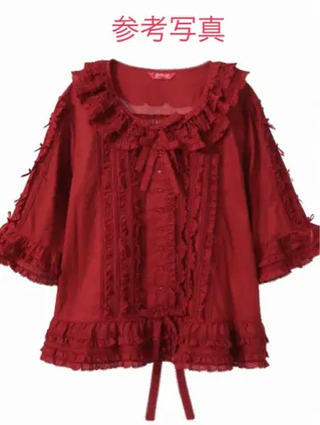 핑크하우스 론프릴 블라우스 미착용 새상품