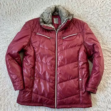 갸루 남자 Y2K 호스트계 퍼 옷깃 다운 자켓 3L 00s 아카이브