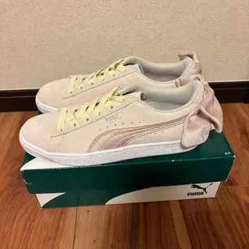 PUMA SUEDE BOW 페일 핑크 24.0cm