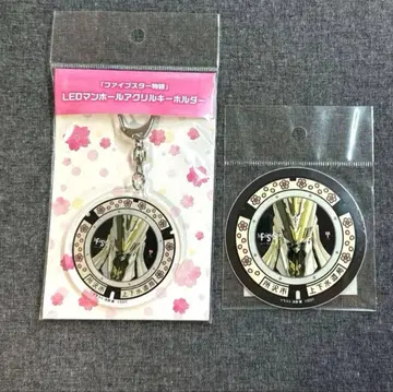 나가노 마모루 디자인전 DESIGNS LED 맨홀 키링 원형 스티커