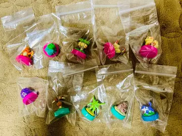 포켓몬 피규어 스탬프 10개 레트로