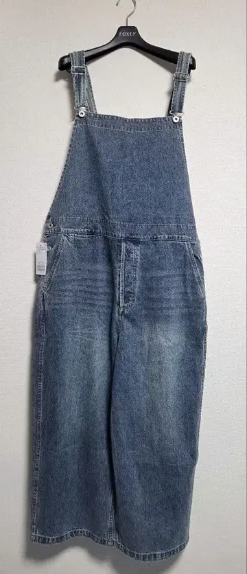 새상품 11OZ 데님 미들 백 오버롤