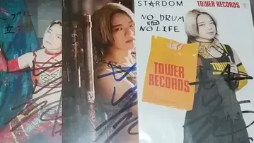 야가미 란나 포트레이트 3장 세트 프린트 사인, 친필 사인