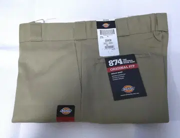 Dickies 874 33 x 30 오리지널 워크 팬츠 카키