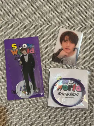 Snow Man 후카사와 타츠야 굿즈 세트