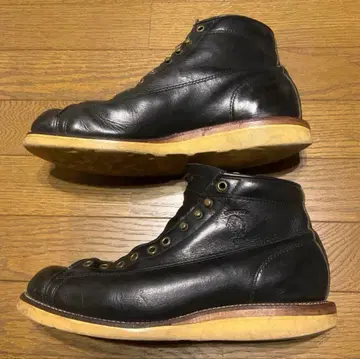 블랙 하이컷 워크 부츠 치페와