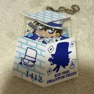 명탐정 코난 괴도 키드 캐릭터 상자 키링 마법의 괴도