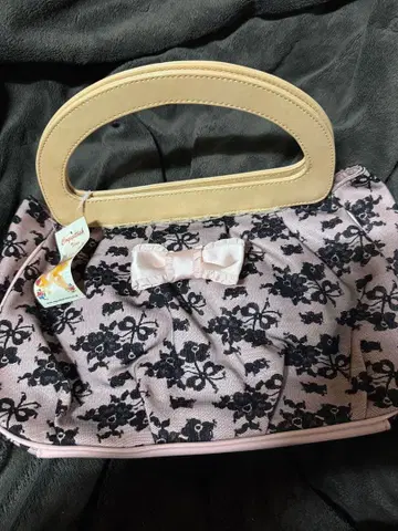 미사용 새상품 코케티쉬 티아라 레이스 리본 핑크 핸드백